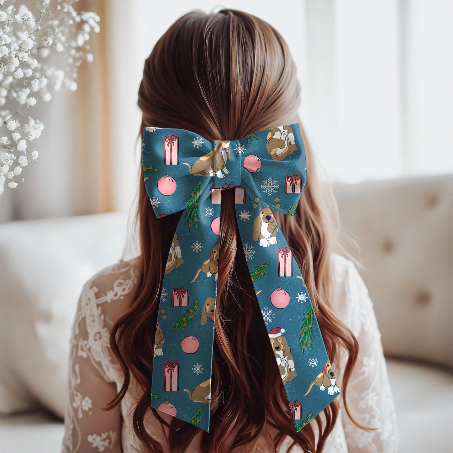 Christmas Basset Hound Seamless Pattern Blue | Holiday Dog Print | 12x12β PNG Digital Download Christmas Basset Hound Seamless Pattern | Holiday Dog Print | 12x12β PNG Digital Download