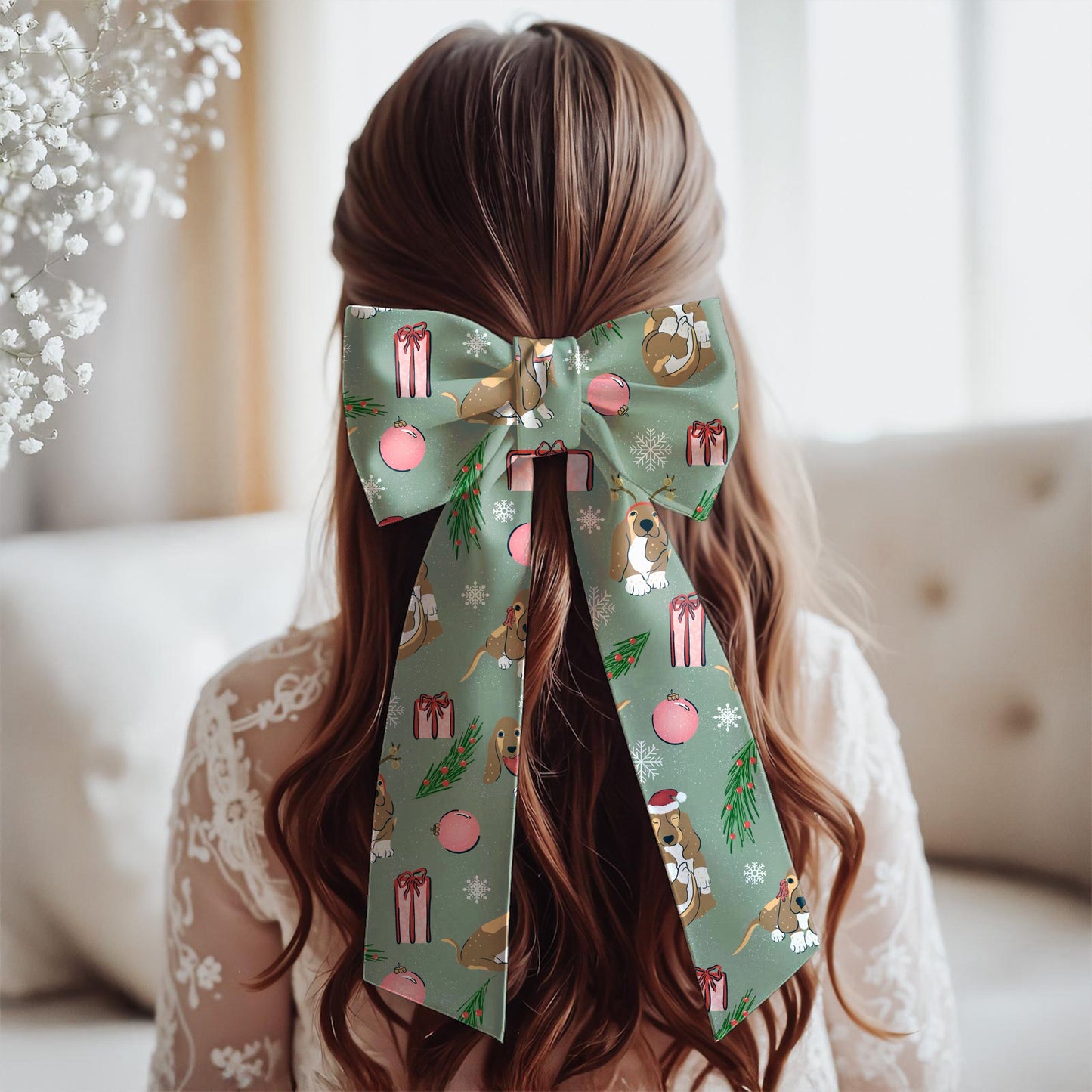 Christmas Basset Hound Seamless Pattern Green | Holiday Dog Print | 12x12β PNG Digital Download Christmas Basset Hound Seamless Pattern | Holiday Dog Print | 12x12β PNG Digital Download