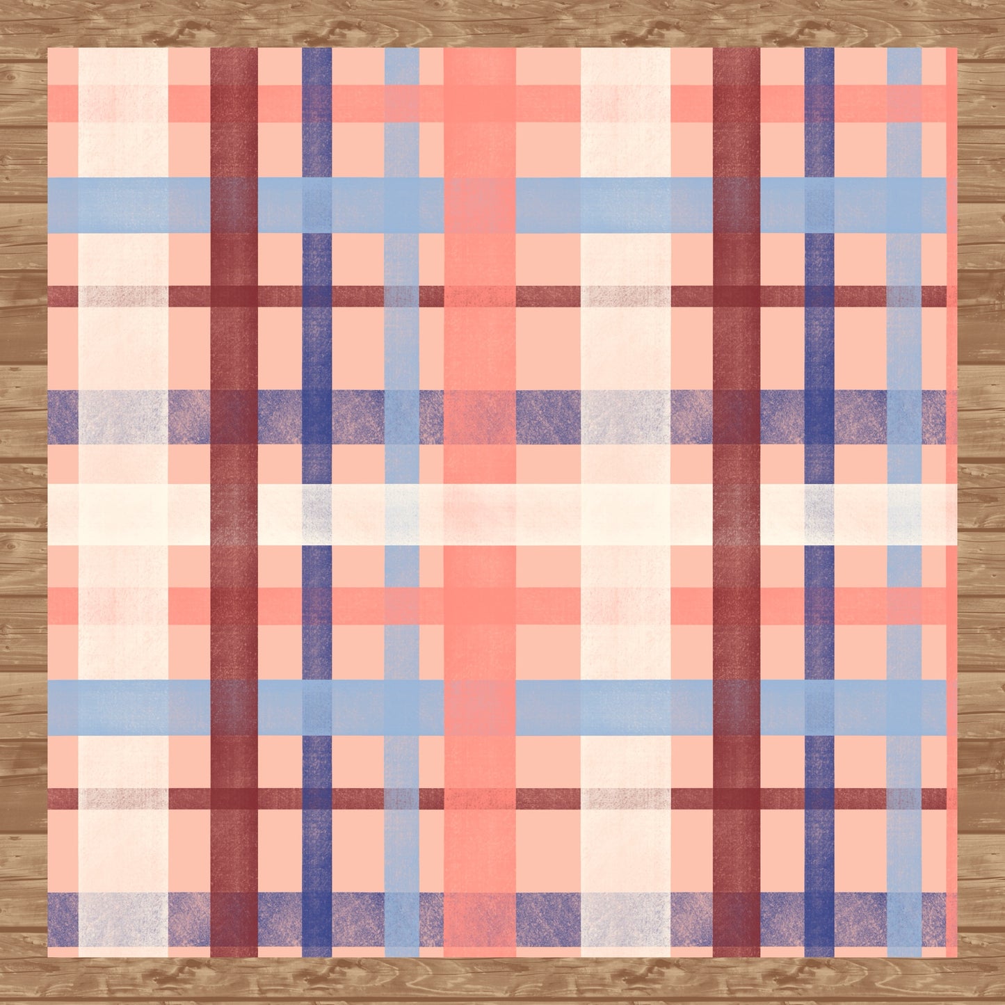 Classic Plaid Seamless Pattern Pink | Digital Paper PNG | Tartan Check Design | 12β x 12β 300 DPI Commercial Use