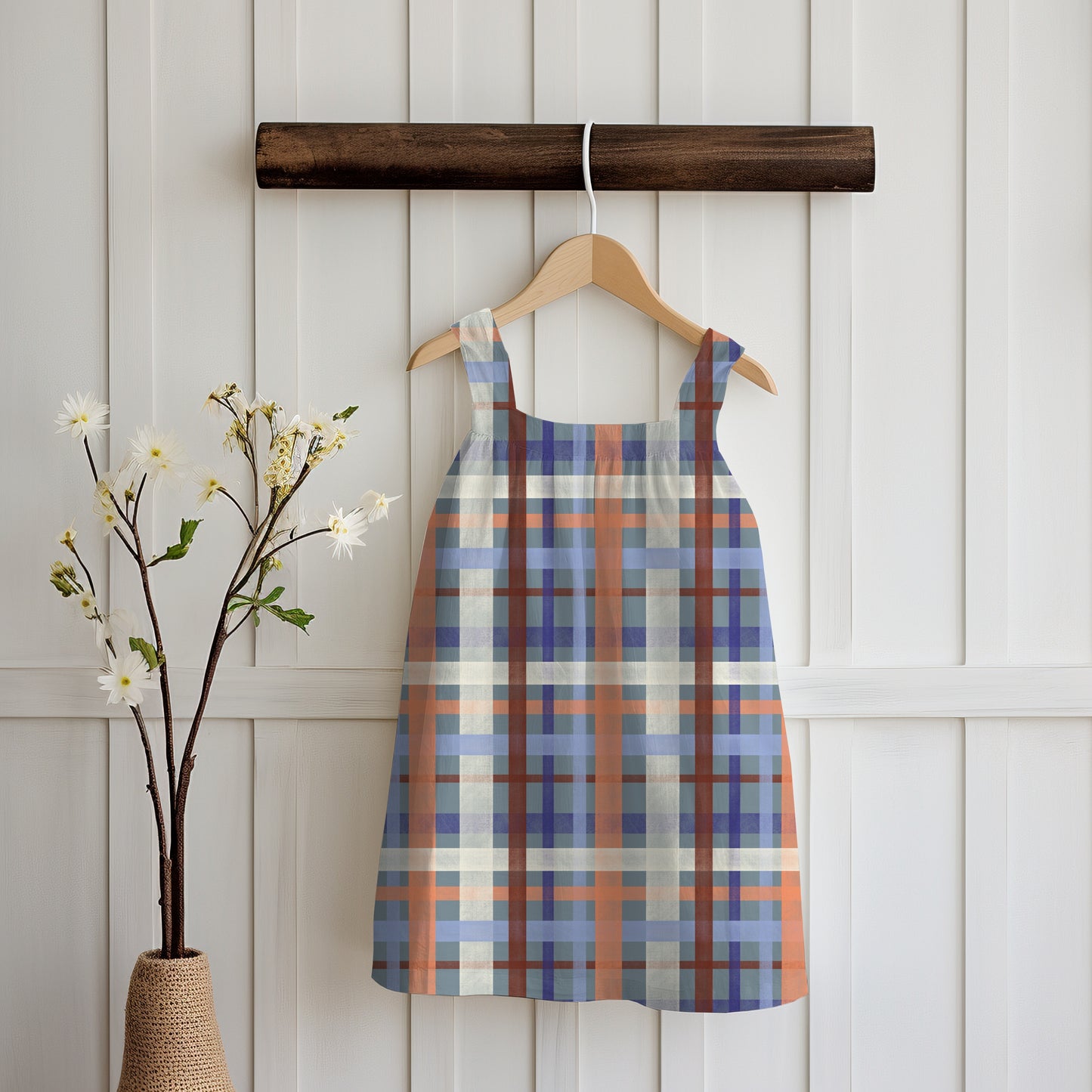 Classic Plaid Seamless Pattern Blue | Digital Paper PNG | Tartan Check Design | 12β x 12β 300 DPI Commercial Use