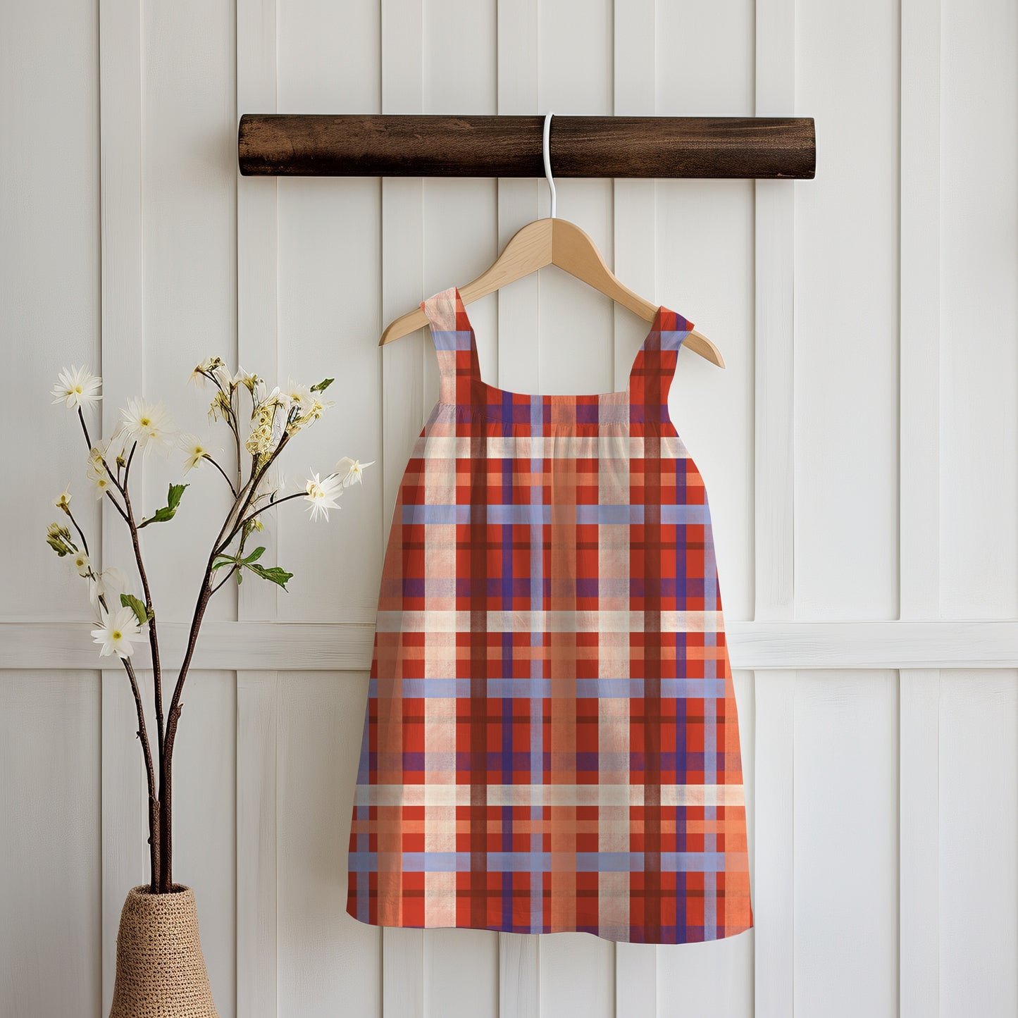 Classic Plaid Seamless Pattern Red | Digital Paper PNG | Tartan Check Design | 12β x 12β 300 DPI Commercial Use