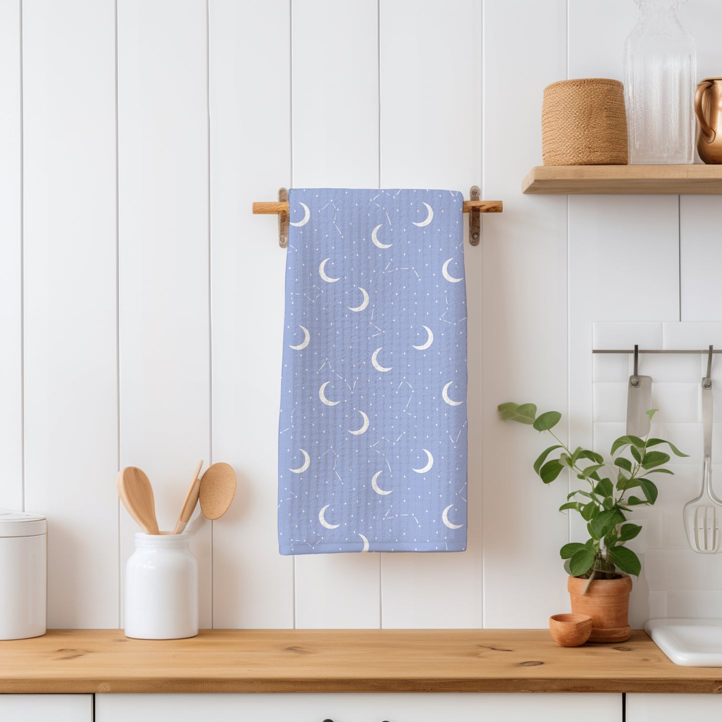 Moon & Constellation Seamless Pattern Purple | Celestial Digital Design | 12x12 PNG Download