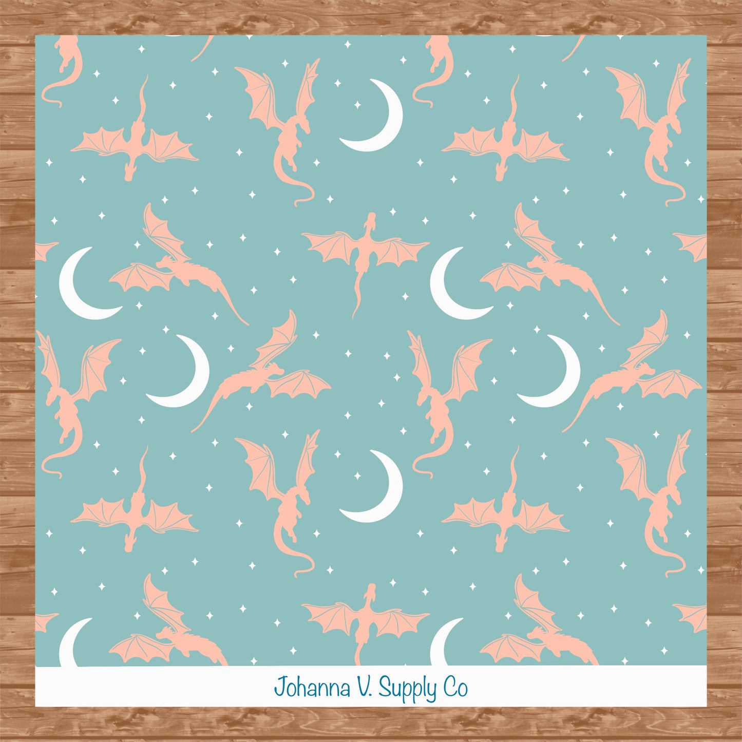 Dragons, Moons & Botanicals Digital Paper Pack | Fantasy Seamless Backgrounds | 12x12 PNG | Collection 2