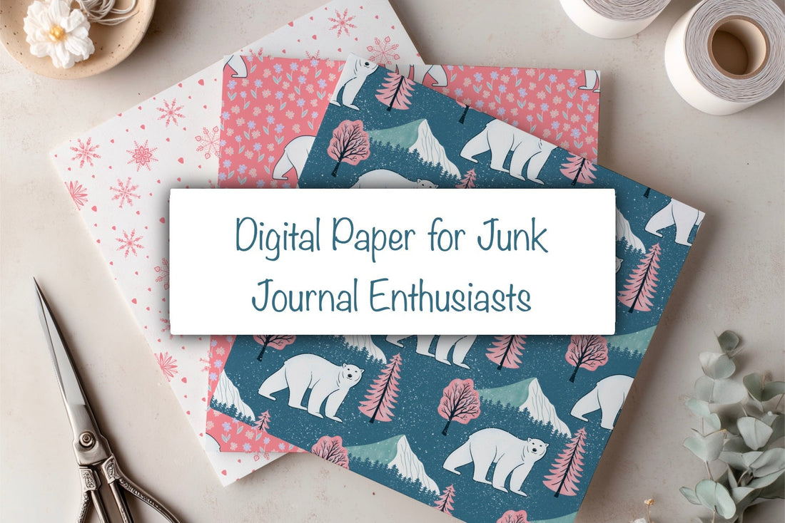 Digital Paper for Junk Journal Enthusiasts
