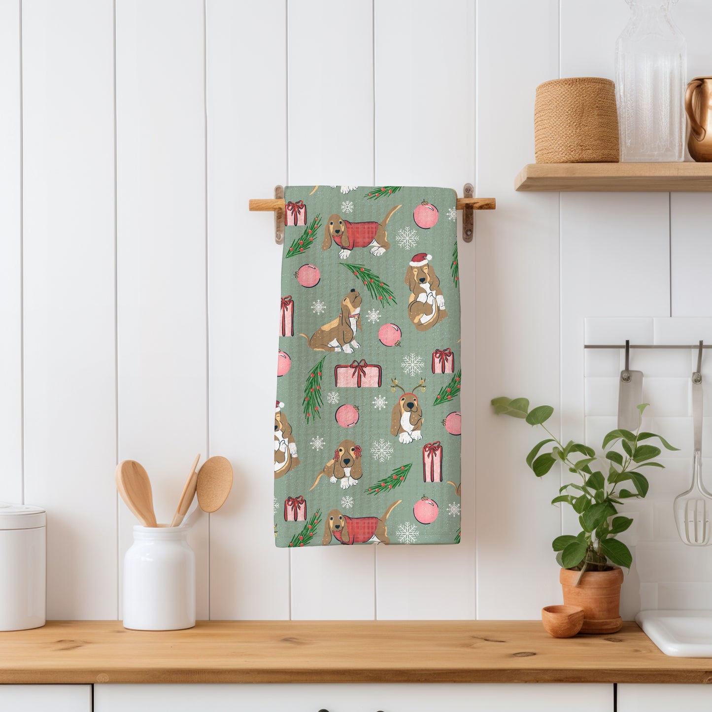 Christmas Basset Hound Seamless Pattern Green | Holiday Dog Print | 12x12” PNG Digital Download Christmas Basset Hound Seamless Pattern | Holiday Dog Print | 12x12” PNG Digital Download