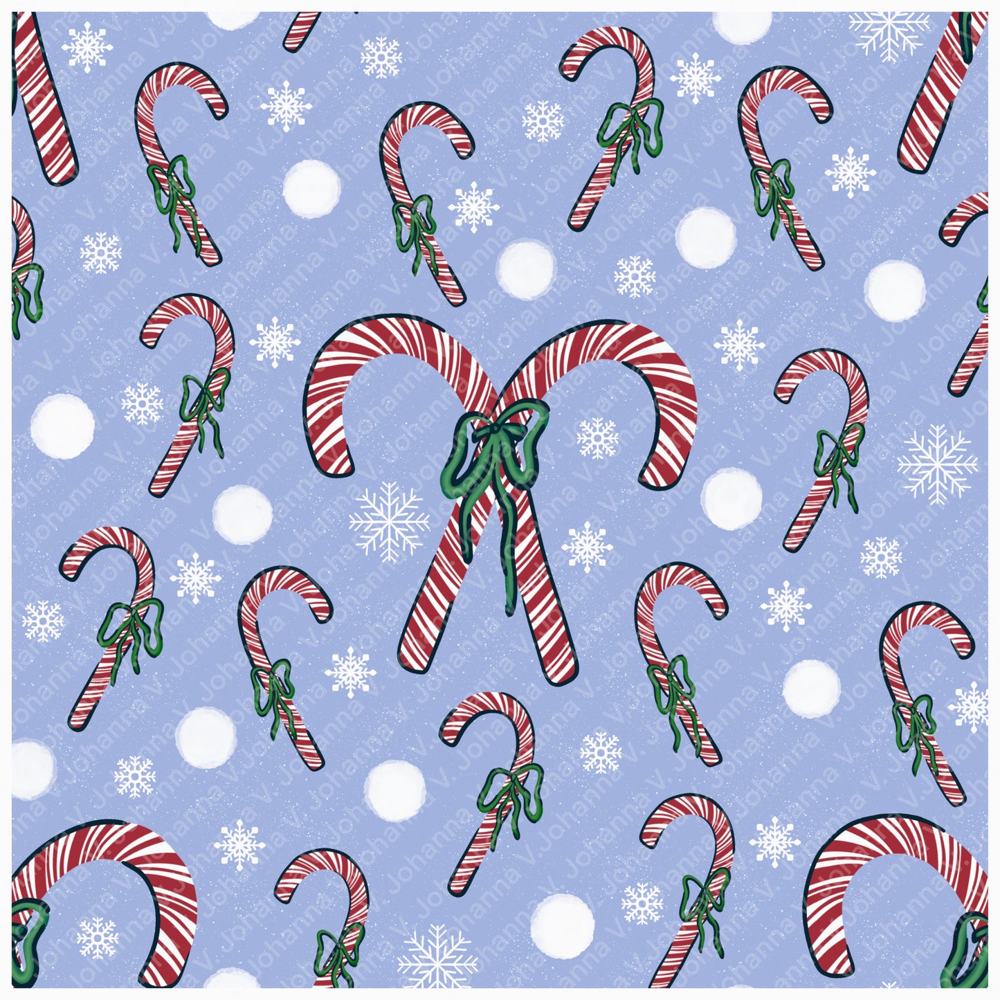 Christmas Basset Hound Seamless Pattern Bundle Purple | Ornaments, Lights, Gifts & Candy Canes | 12x12” PNGs | Digital Download