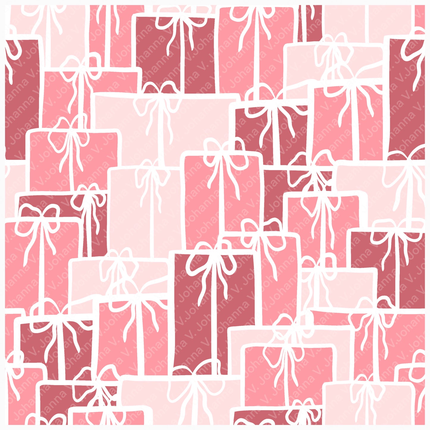 Christmas Basset Hound Seamless Pattern Bundle Green | Ornaments, Lights, Gifts & Candy Canes | 12x12” PNGs | Digital Download