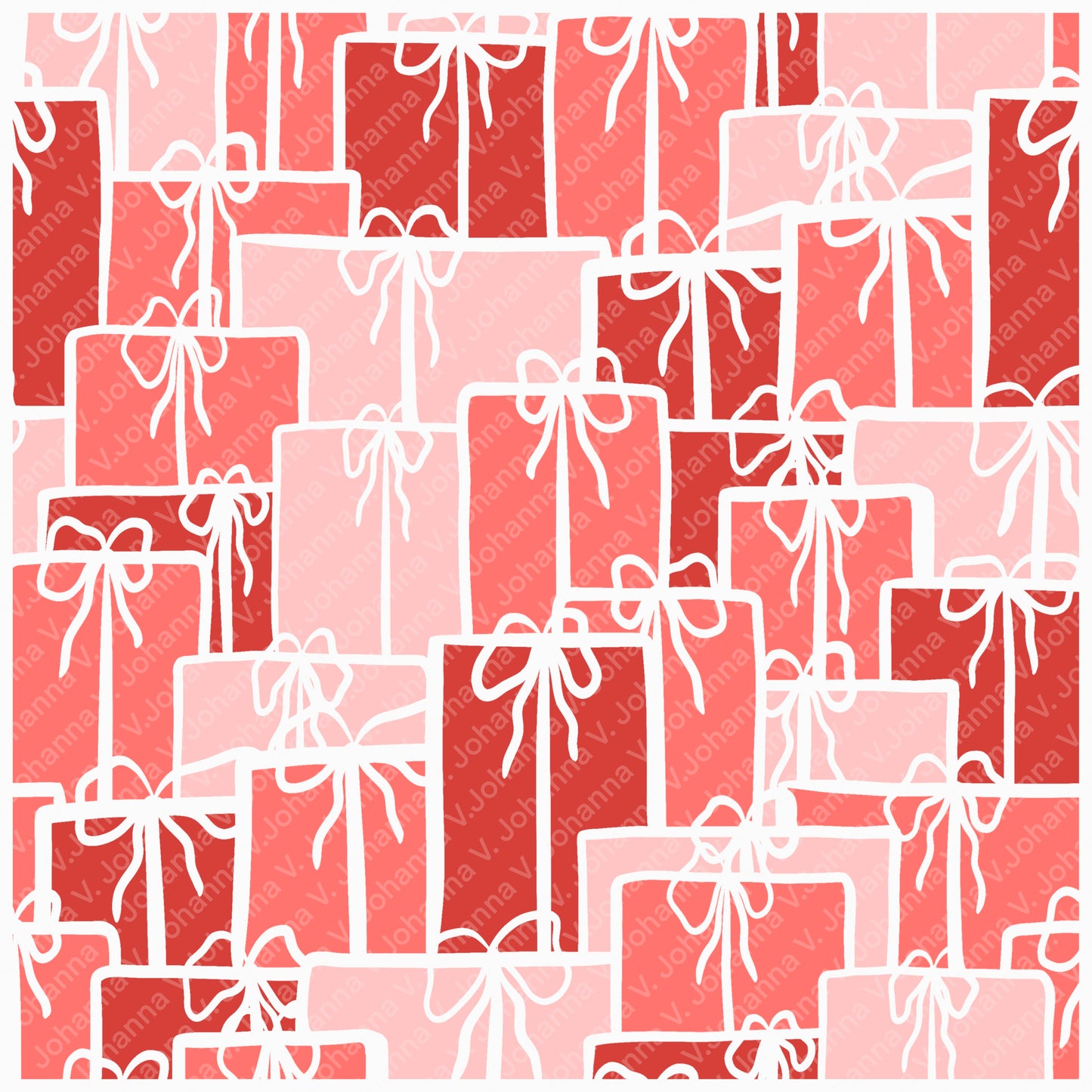 Christmas Basset Hound Seamless Pattern Bundle Blue Green | Ornaments, Lights, Gifts & Candy Canes | 12x12” PNGs | Digital Download