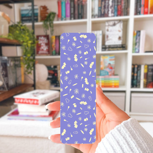 Cute Halloween Printable Bookmark with Bats, Ghosts & Candy – Digital Download | 2 PDF Files, 2x7” at 300 DPI | Commercial Use