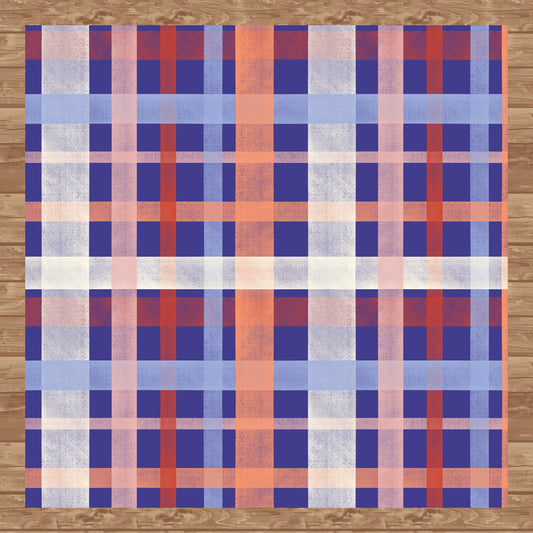 Classic Plaid Seamless Pattern Purple | Digital Paper PNG | Tartan Check Design | 12” x 12” 300 DPI Commercial Use