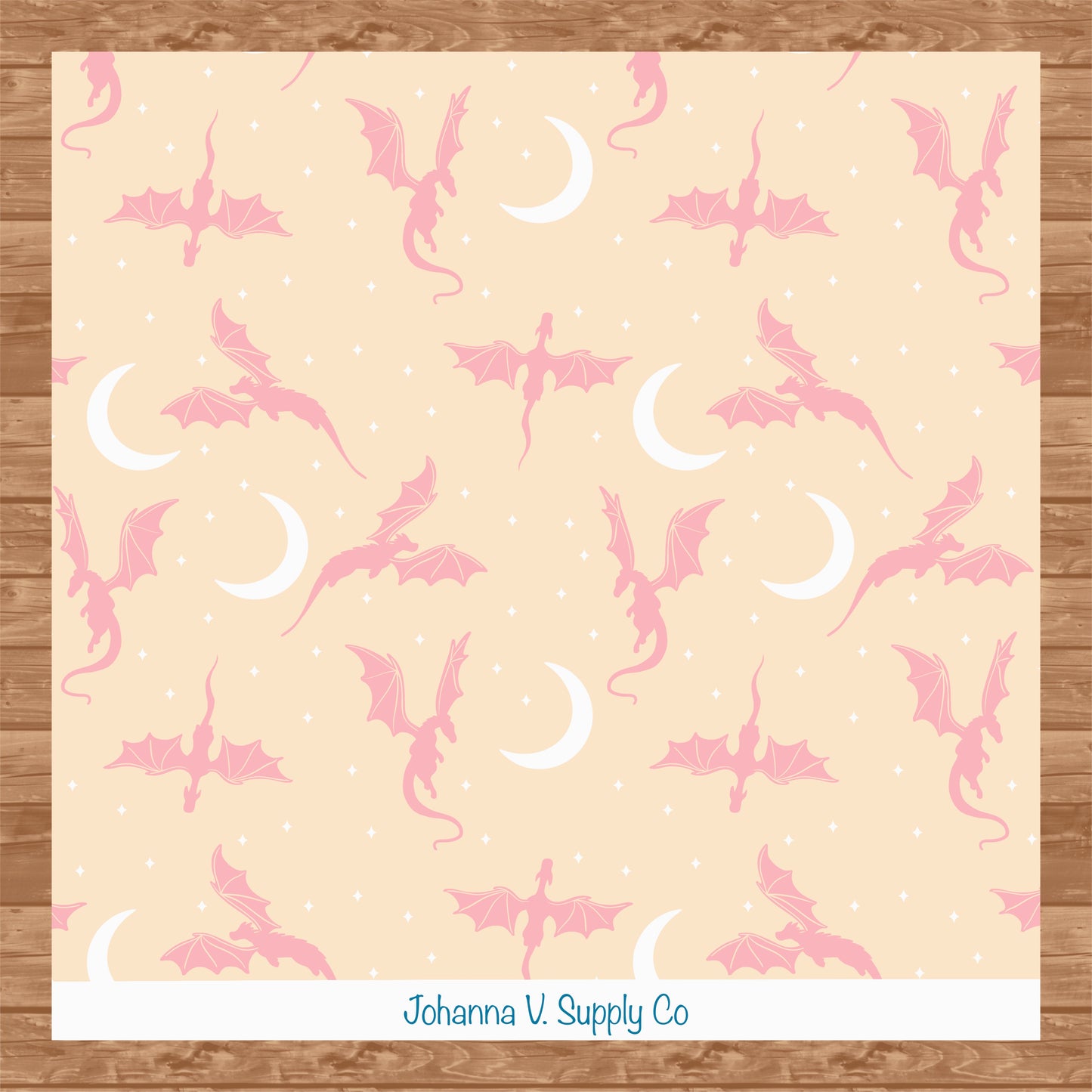 Dragons, Moons & Botanicals Digital Paper Pack | Fantasy Seamless Backgrounds | 12x12 PNG | Collection 4