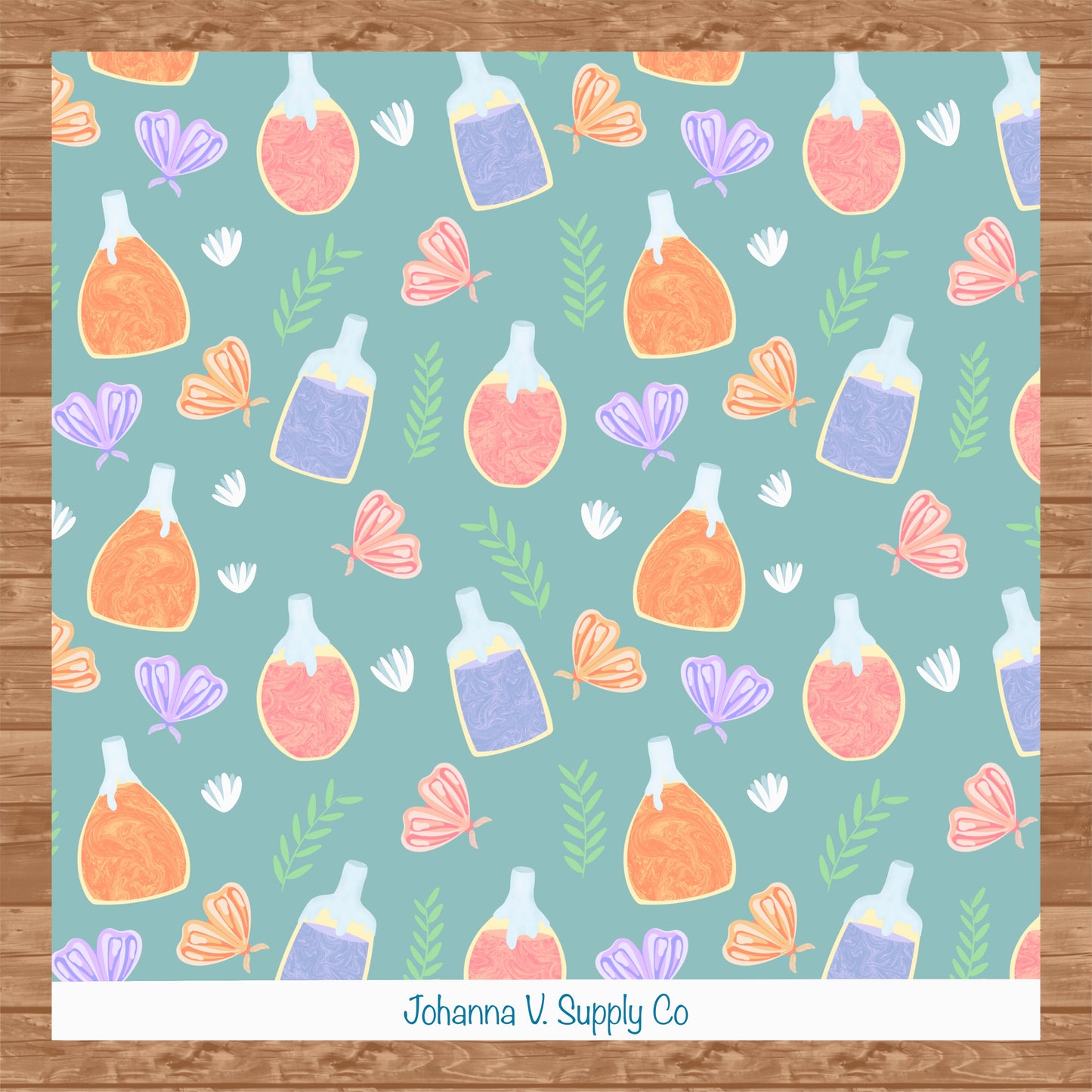 Enchanted Whimsy Digital Paper Pack | Moths, Potions & Botanicals | Magical Scrapbook Backgrounds