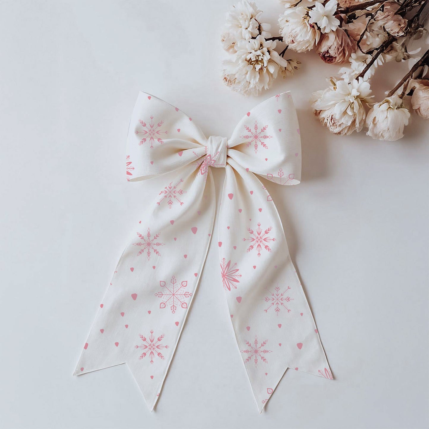 Whimsical Winter Seamless Pattern Bundle Pink | Polar Bears, Mountains, Trees & Florals | Cozy Winter Designs for Commercial Use