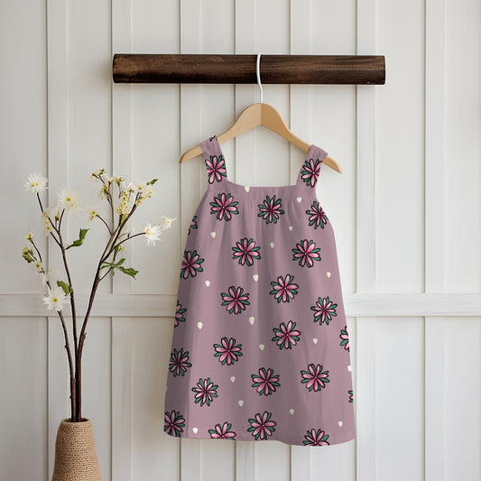 Mystic Witchy Floral Seamless Pattern Pink | Doodle Flower Digital Design | 12x12” PNG 300 DPI | Commercial Use Pattern